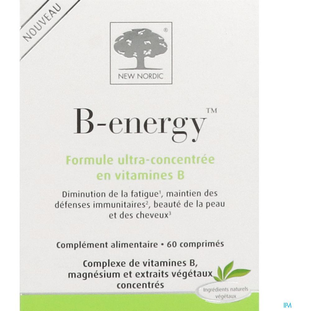 New Nordic B-Energy Complex 8 vitamines + magnésium