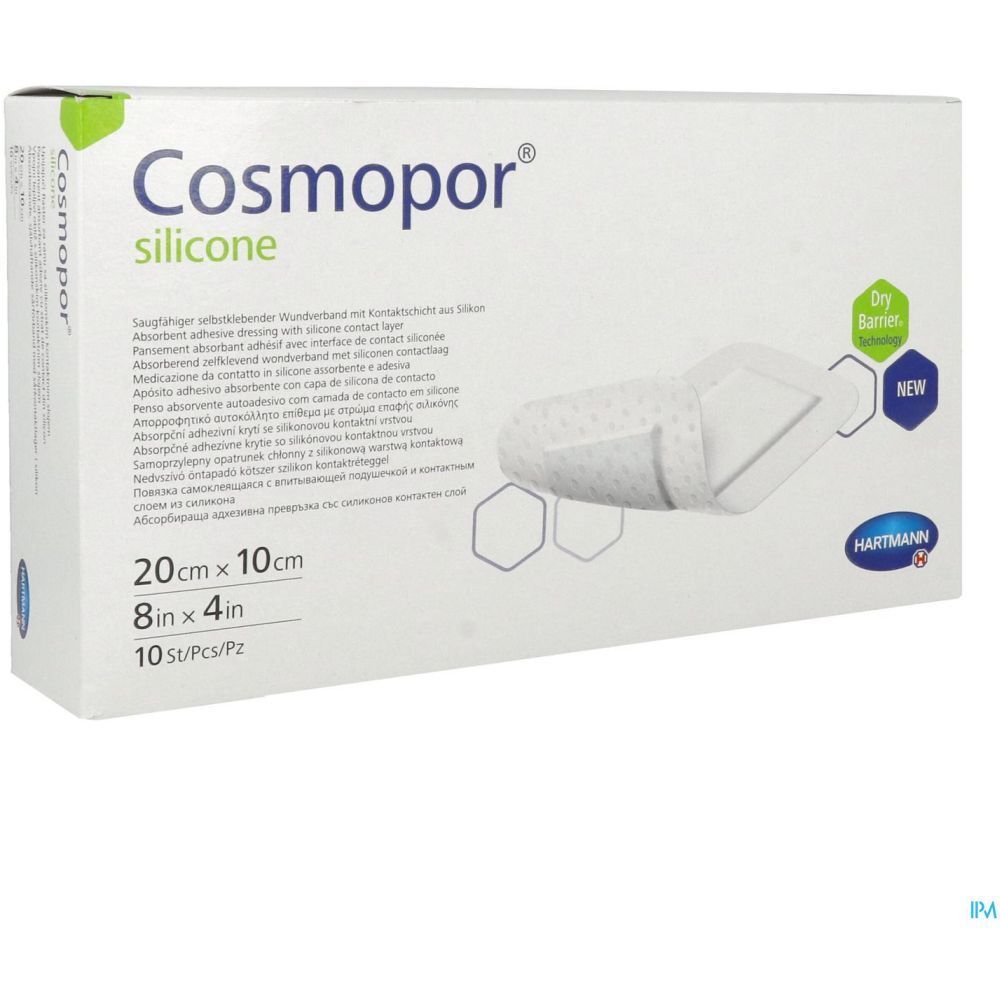 Hartmann Cosmopor® silicone 20 x 10 cm