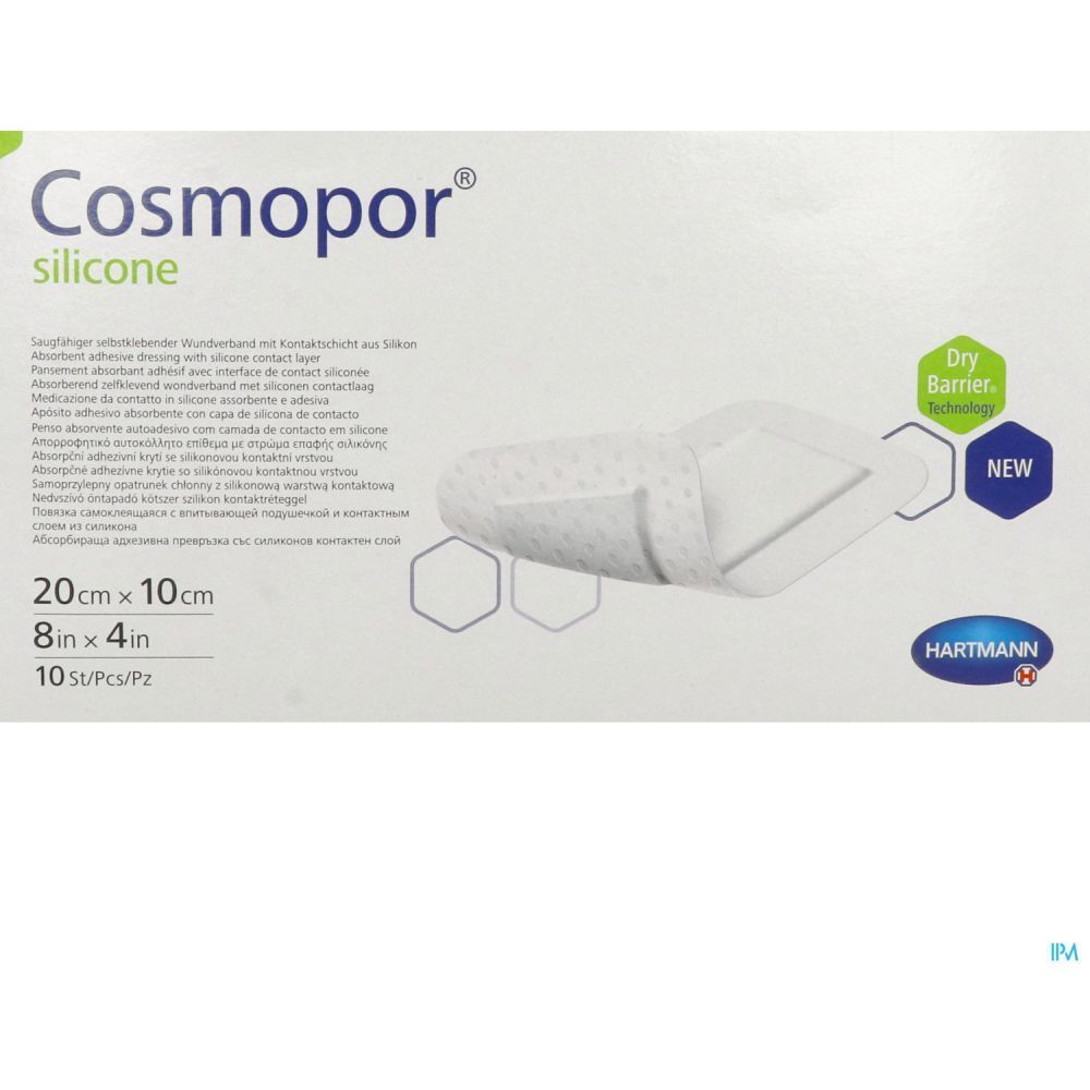 Hartmann Cosmopor® silicone 20 x 10 cm