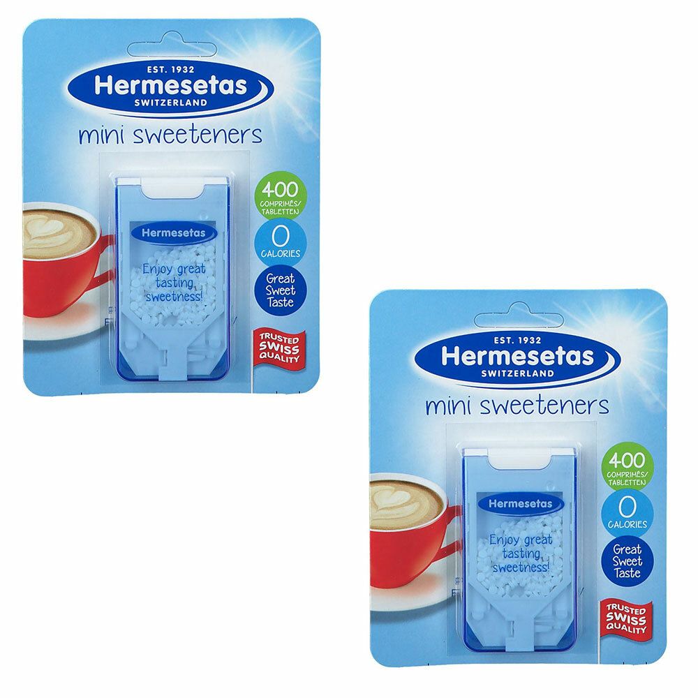 HERMESETAS mini sweeteners 2x400 pc(s) - Redcare Pharmacie