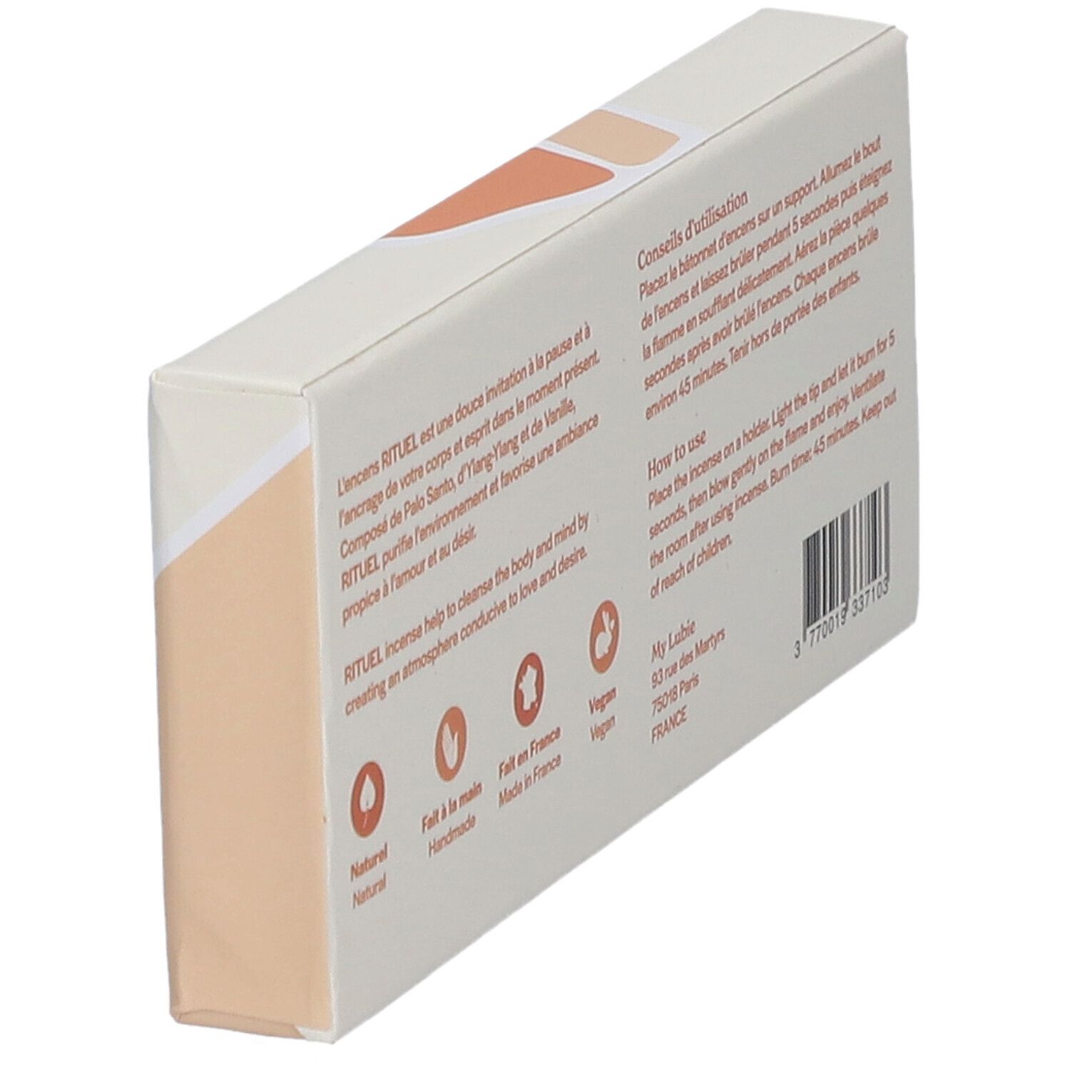 My Lubie Rituel, l'Encens relaxant