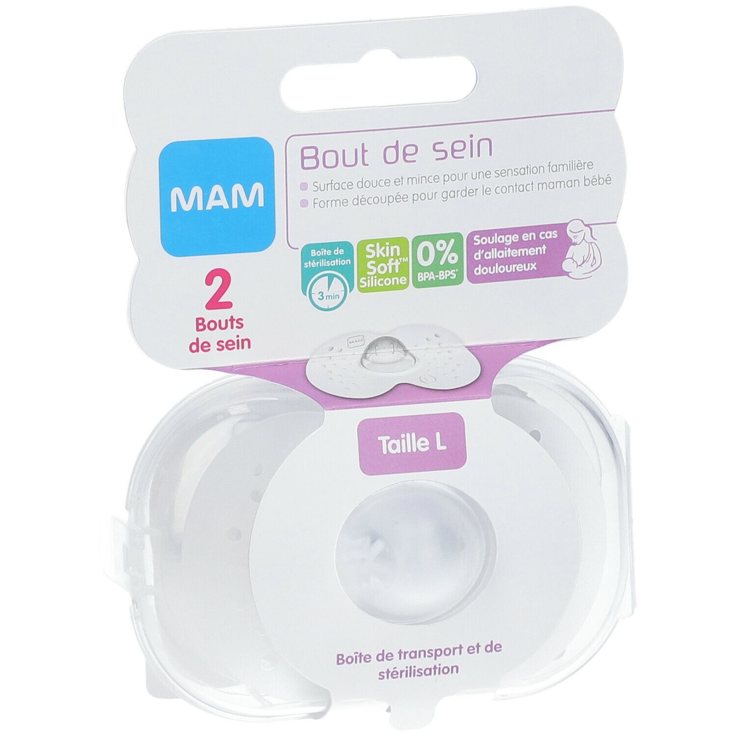 MAM Bouts de sein, taille L