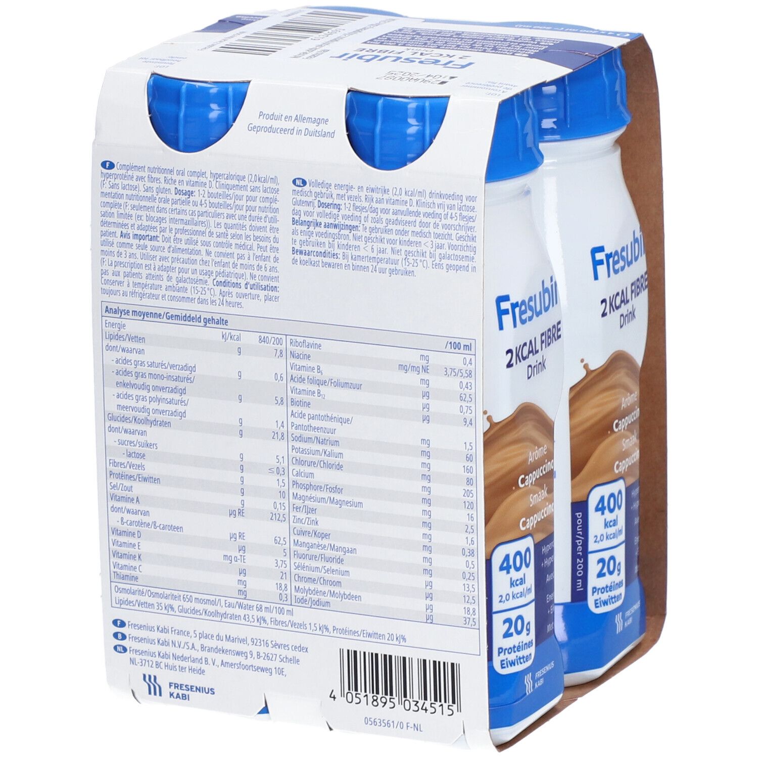 Fresubin 2 Kcal Fibre Drink Cappuccino