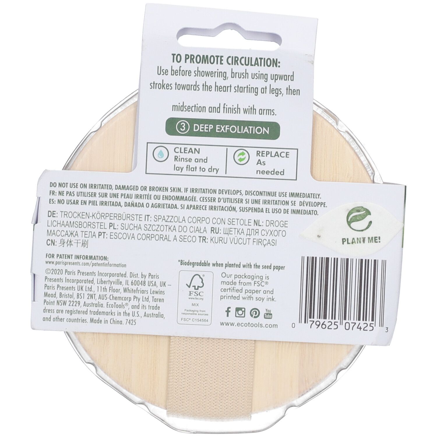 EcoTools® Brosse sèche Corps