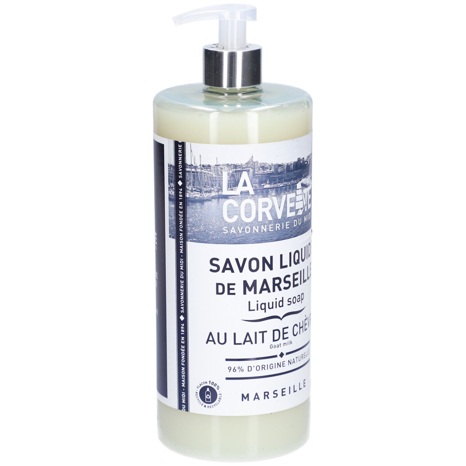 La Corvette Savon Liquide de Marseille Lait de Chèvre
