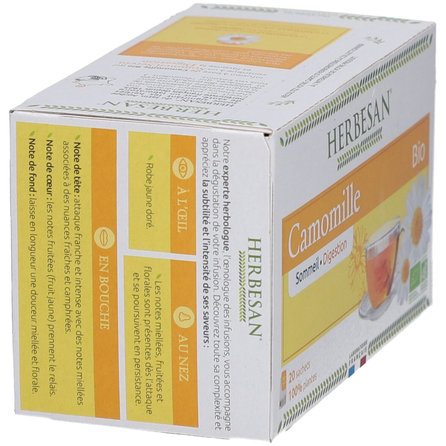 Herbesan Camomille Bio – Sommeil Serein & Digestion