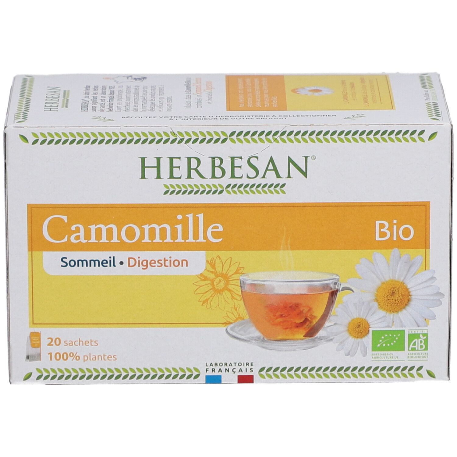 Herbesan Camomille Bio – Sommeil Serein & Digestion
