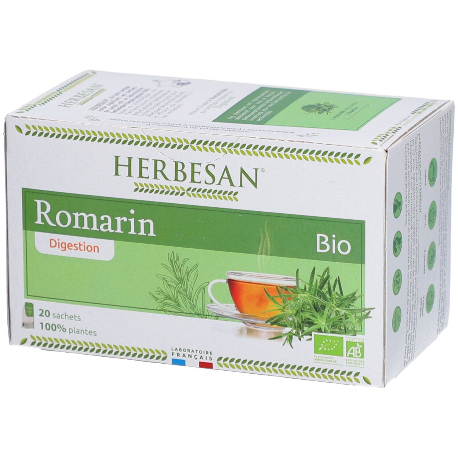 Herbesan Bio Romarin - Digestion et Confort Digestif