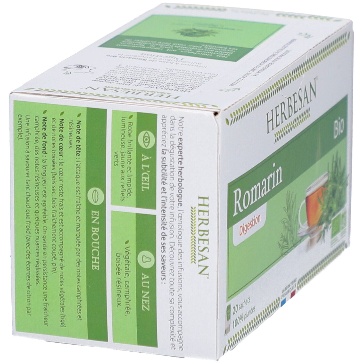 Herbesan Bio Romarin - Digestion et Confort Digestif