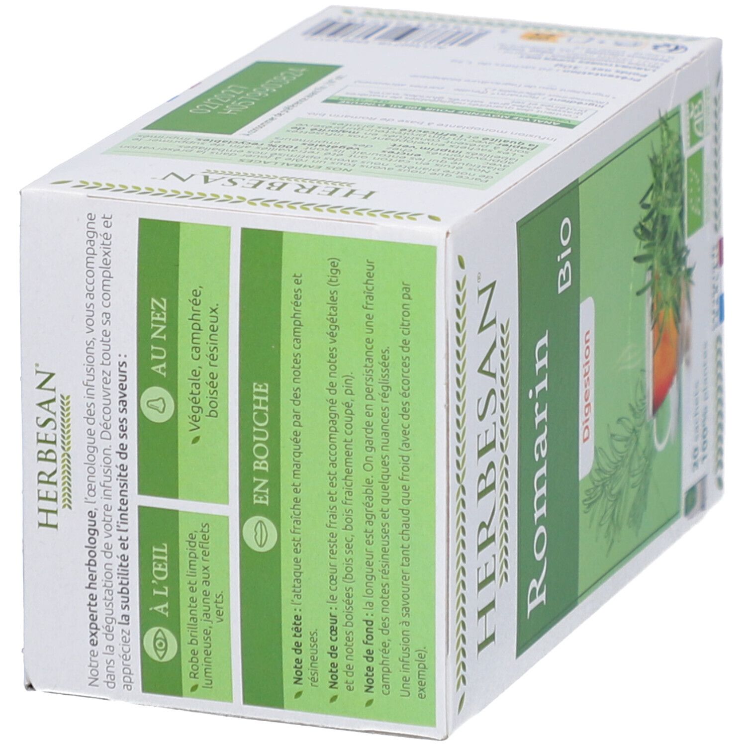 Herbesan Bio Romarin - Digestion et Confort Digestif