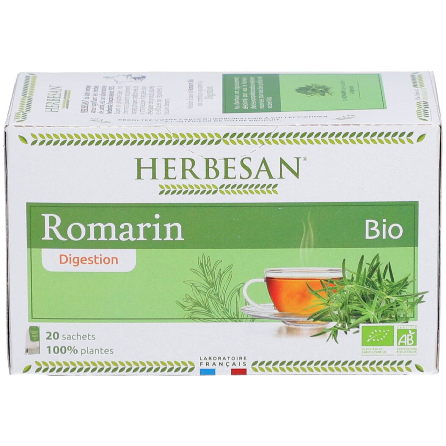 Herbesan Bio Romarin - Digestion et Confort Digestif