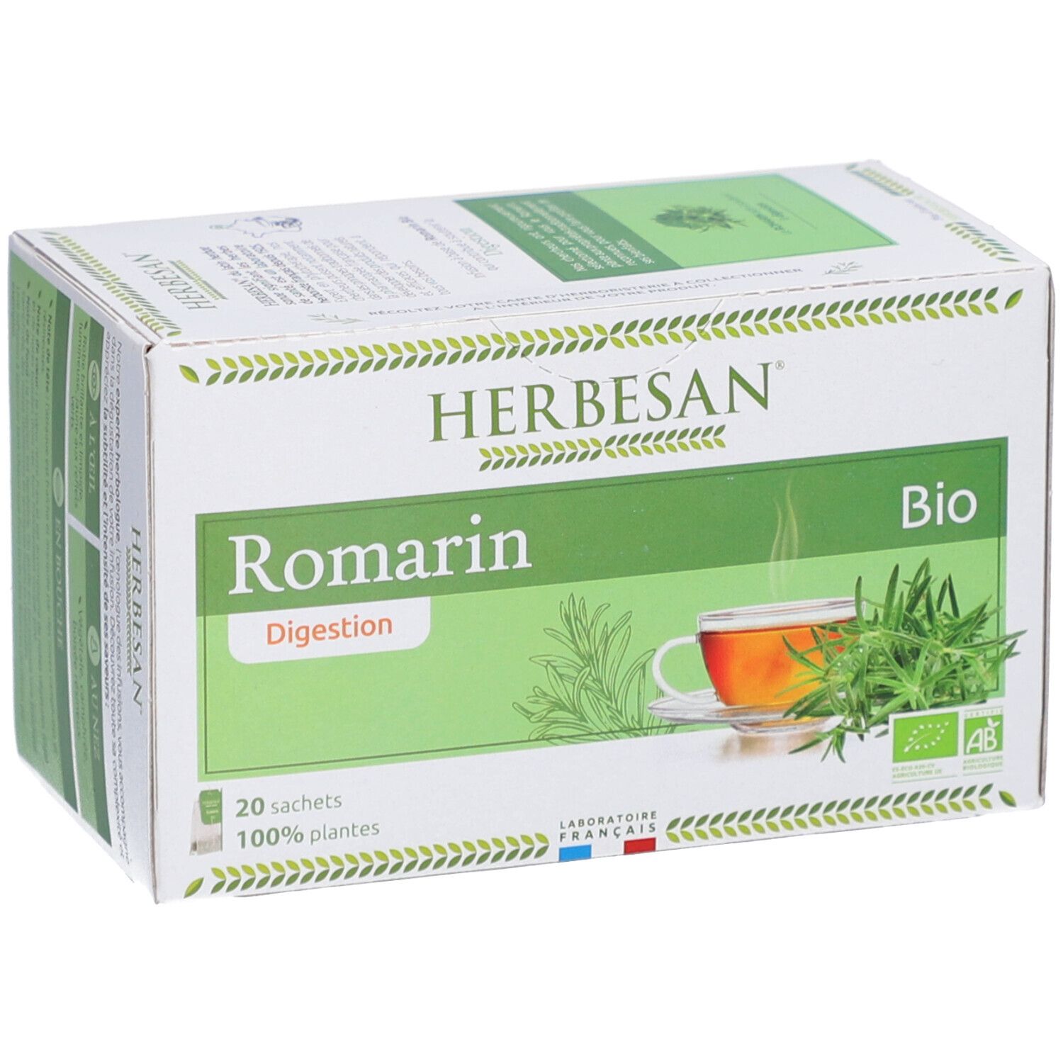 Herbesan Bio Romarin - Digestion et Confort Digestif