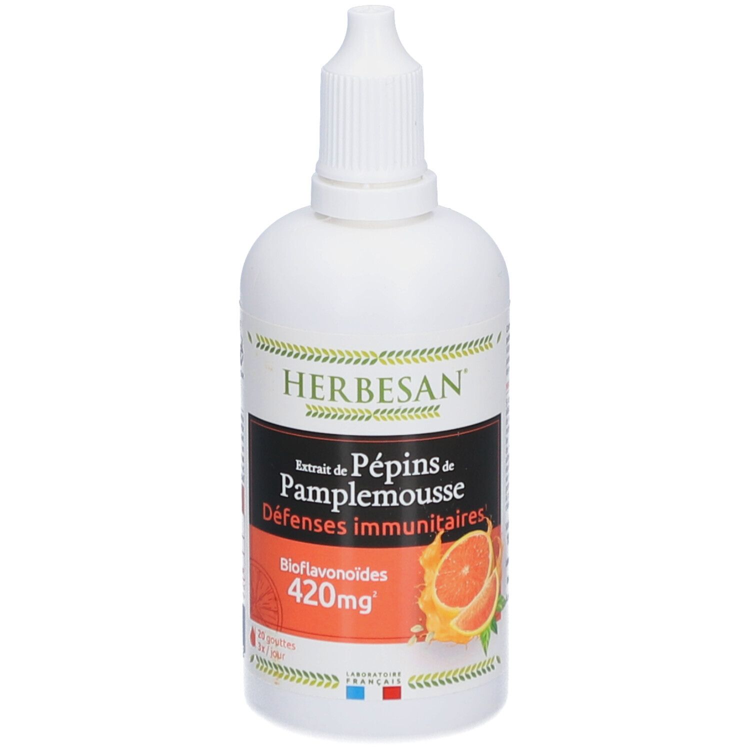 Herbesan Extrait de Pépins de Pamplemousse