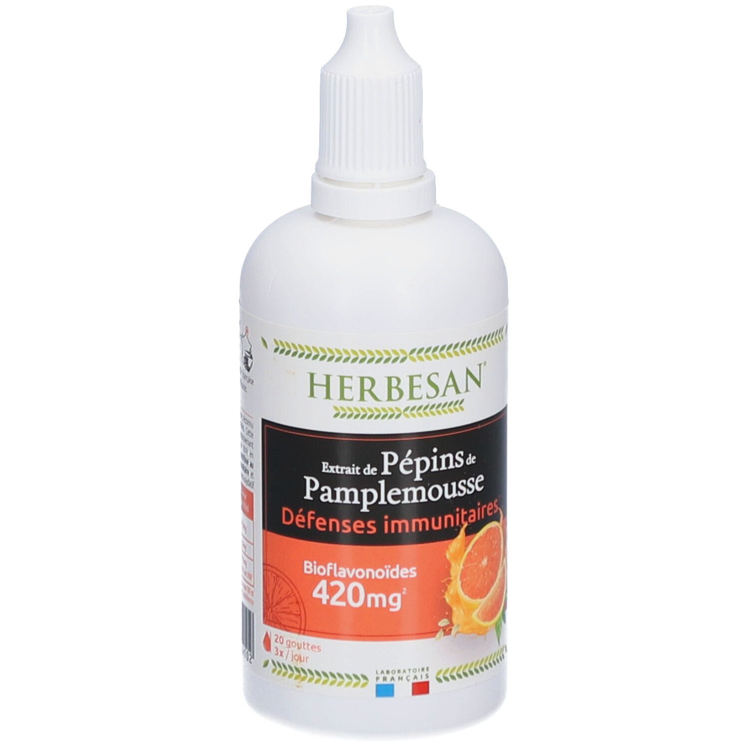 Herbesan Extrait de Pépins de Pamplemousse