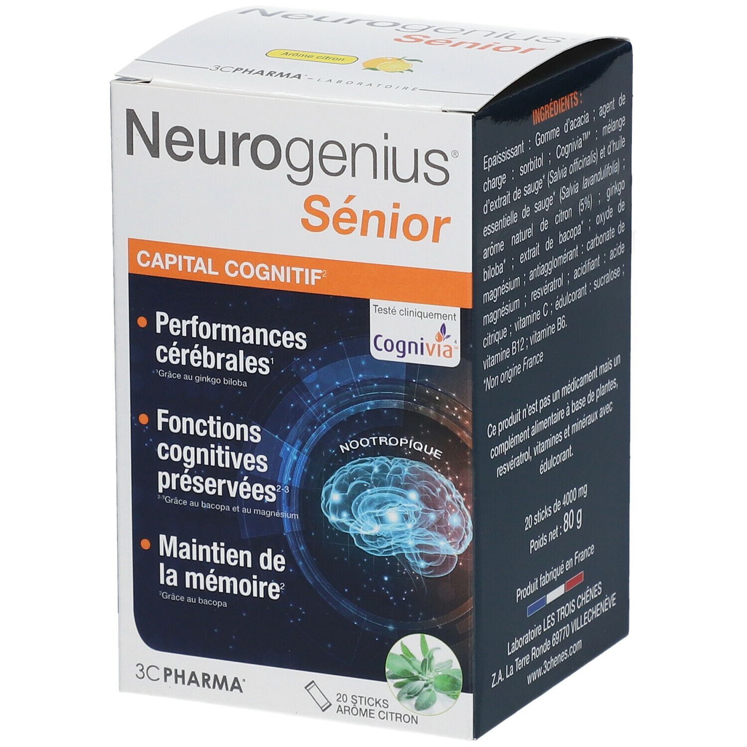 3C PHARMA® Neurogenius® Sénior
