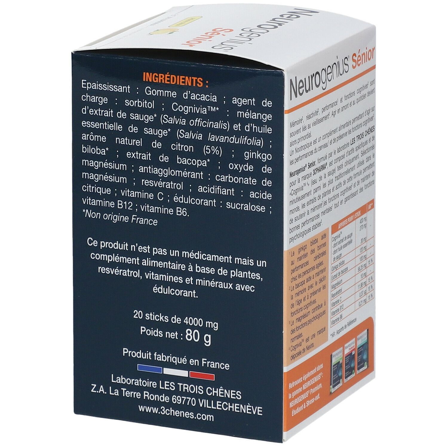 3C PHARMA® Neurogenius® Sénior