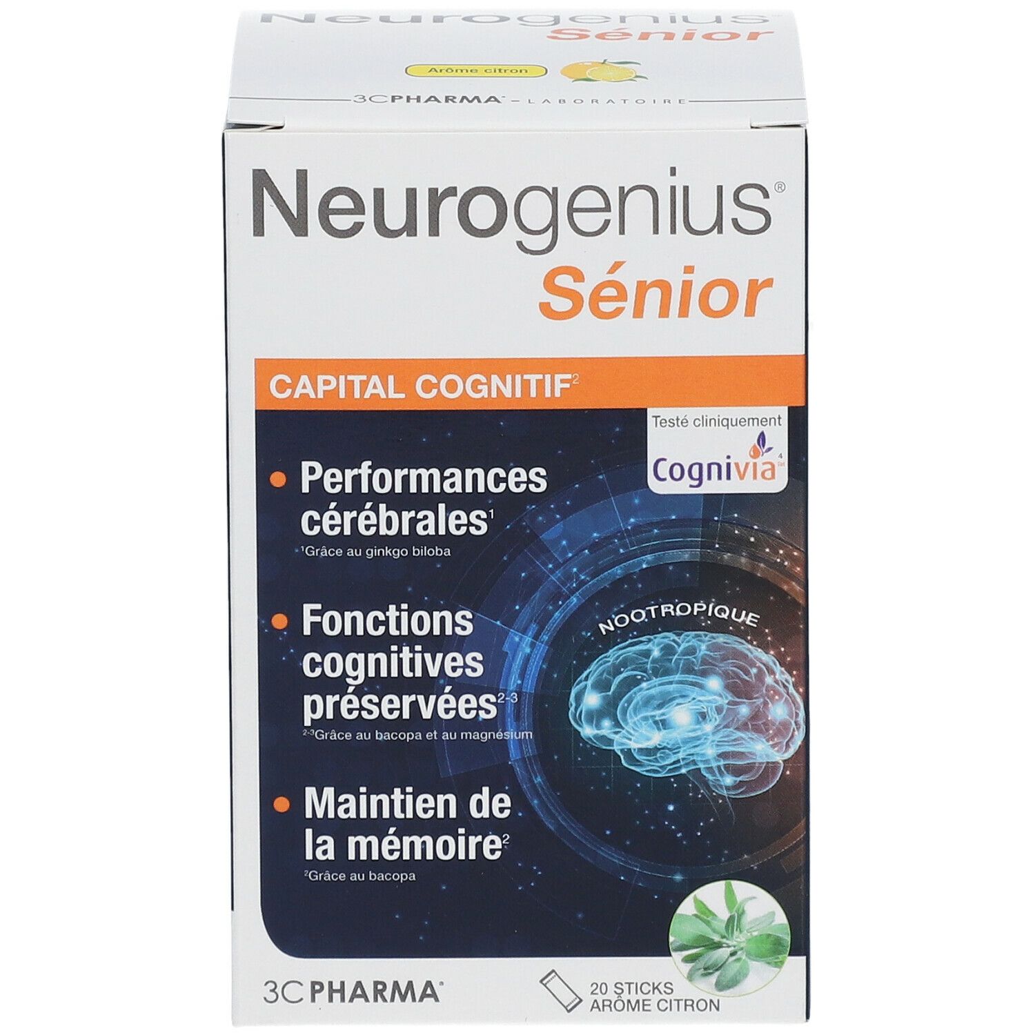 3C PHARMA® Neurogenius® Sénior