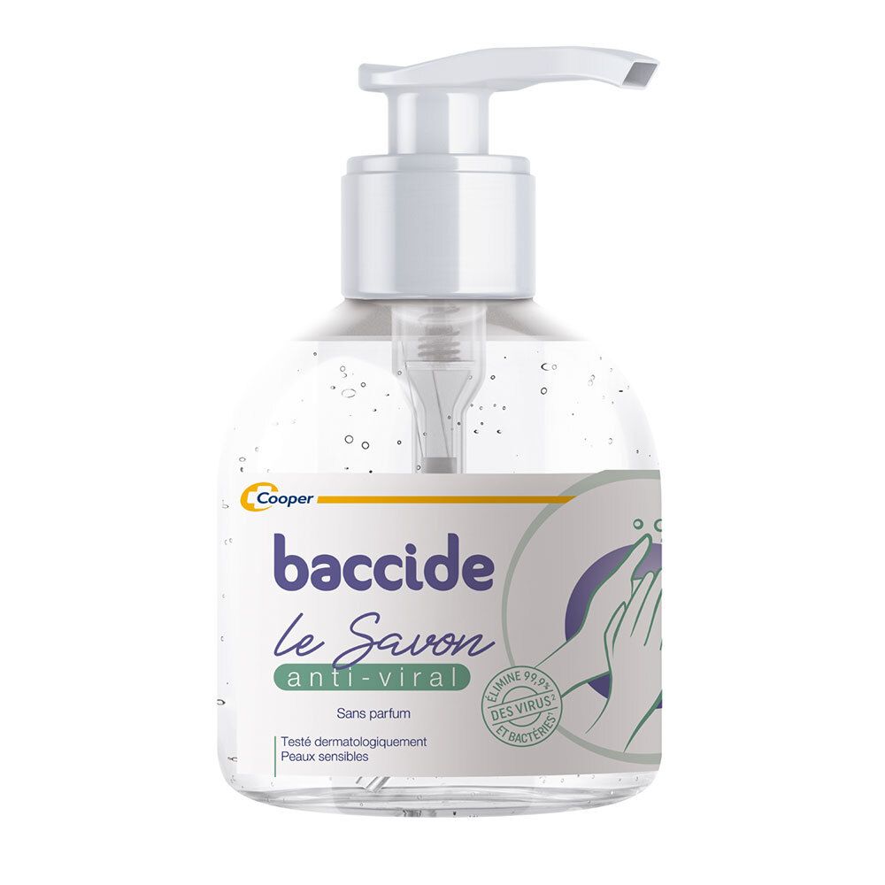 BACCIDE Savon Anti-Viral sans parfum 300ML