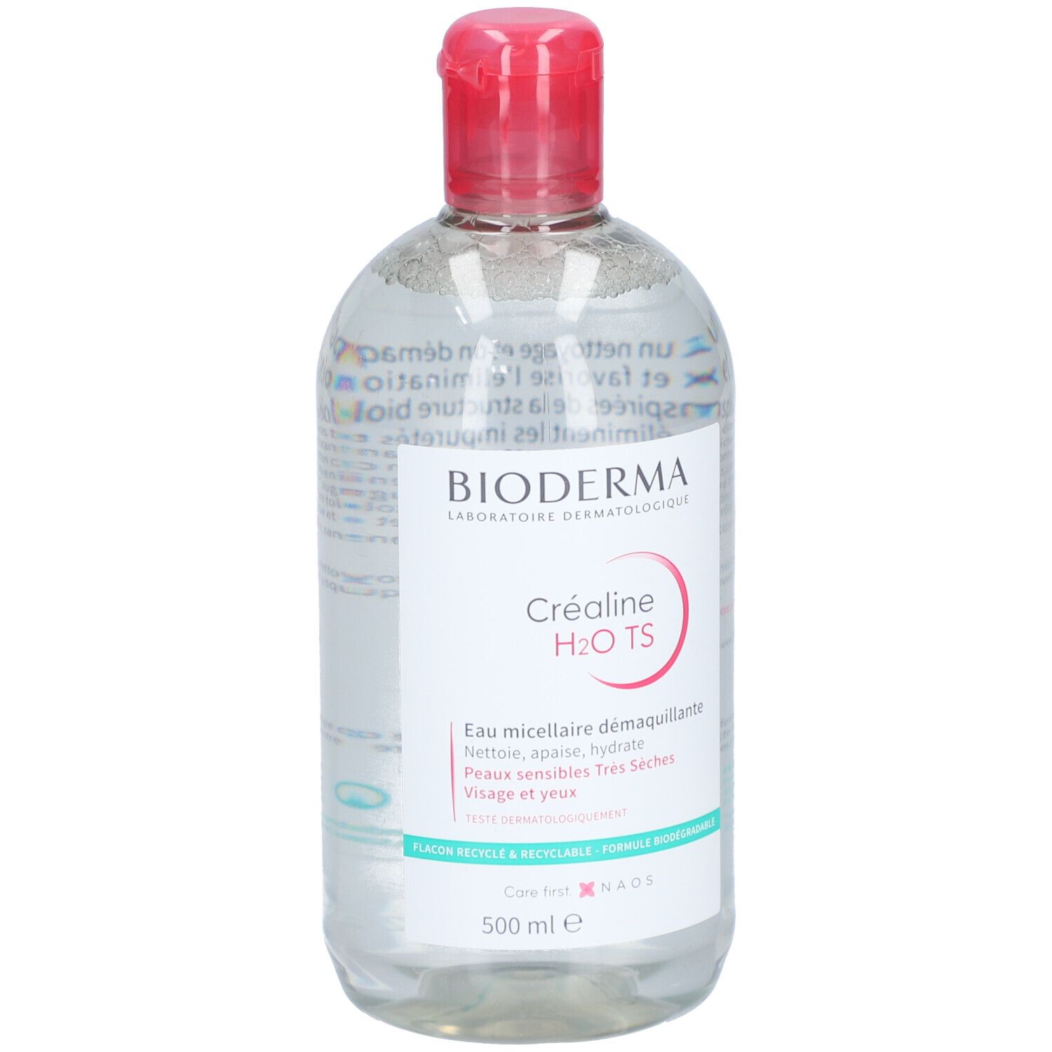 Bioderma Créaline H2O TS Eau Micellaire Peaux Très Sèches