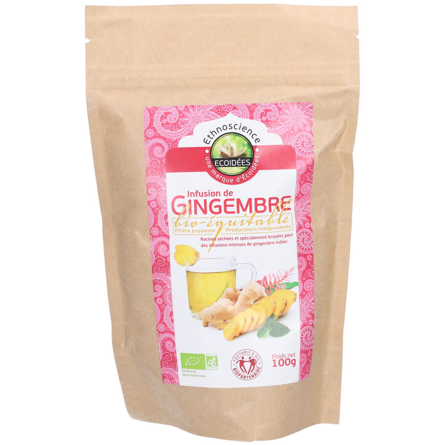 BIOSAGESSE® Écoidées Infusion de Gingembre
