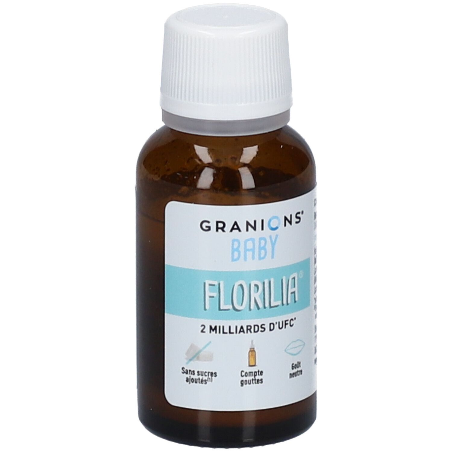 GRANIONS® Baby Florilia - Probiotiques - Compte Gouttes - Goût Neutre