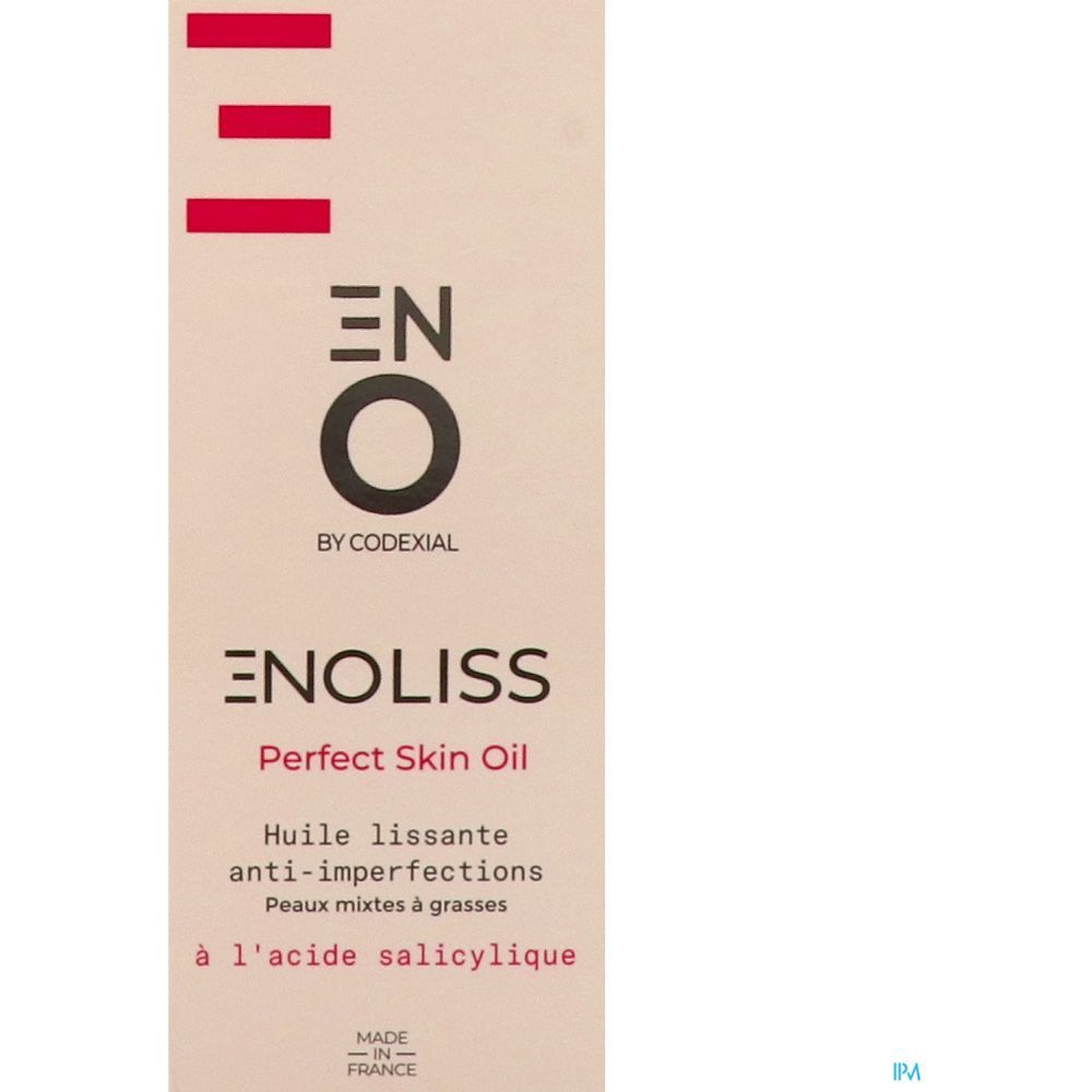 Enoliss Perfect Skin Oil, Huile lissante anti-imperfection à l'acide salicylique, fl 20 ml