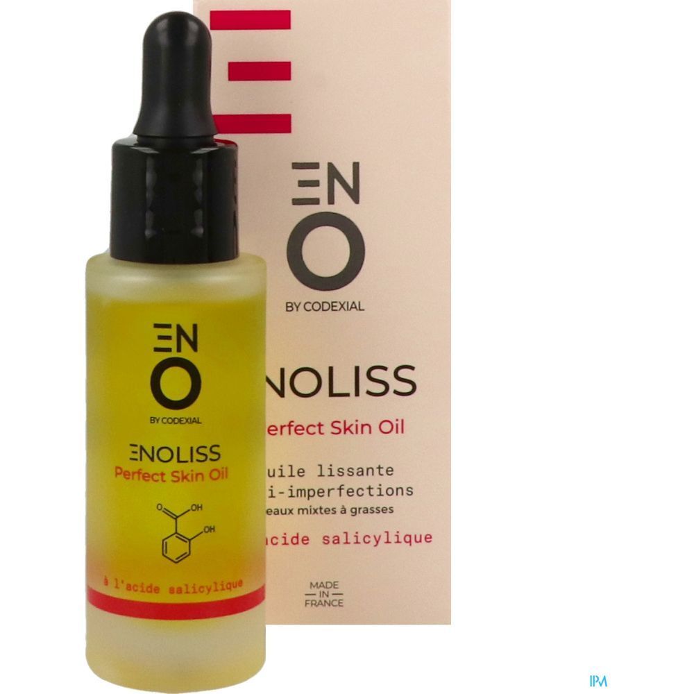 Enoliss Perfect Skin Oil, Huile lissante anti-imperfection à l'acide salicylique, fl 20 ml