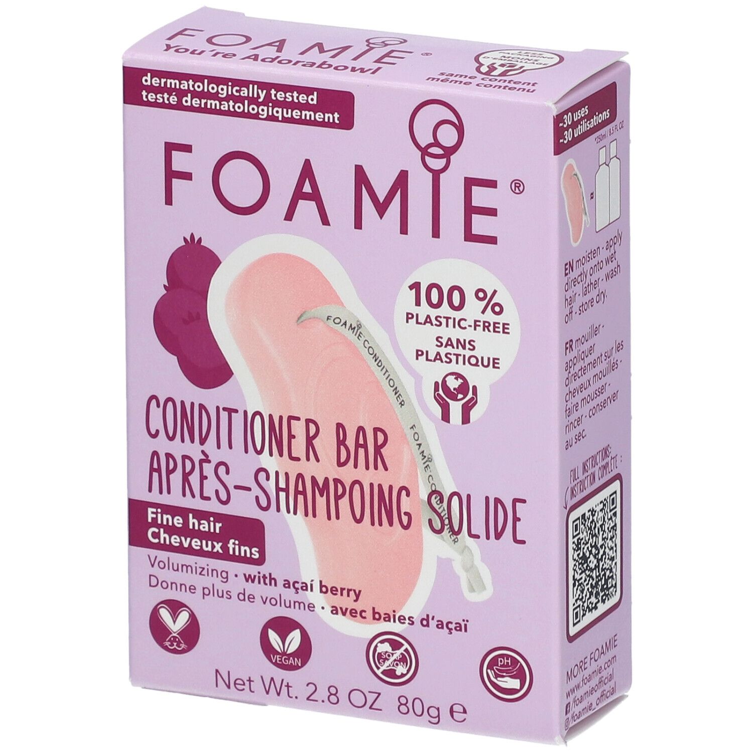 FOAMIE® APRES-SHAMPOING SOLIDE You're Adorabowl