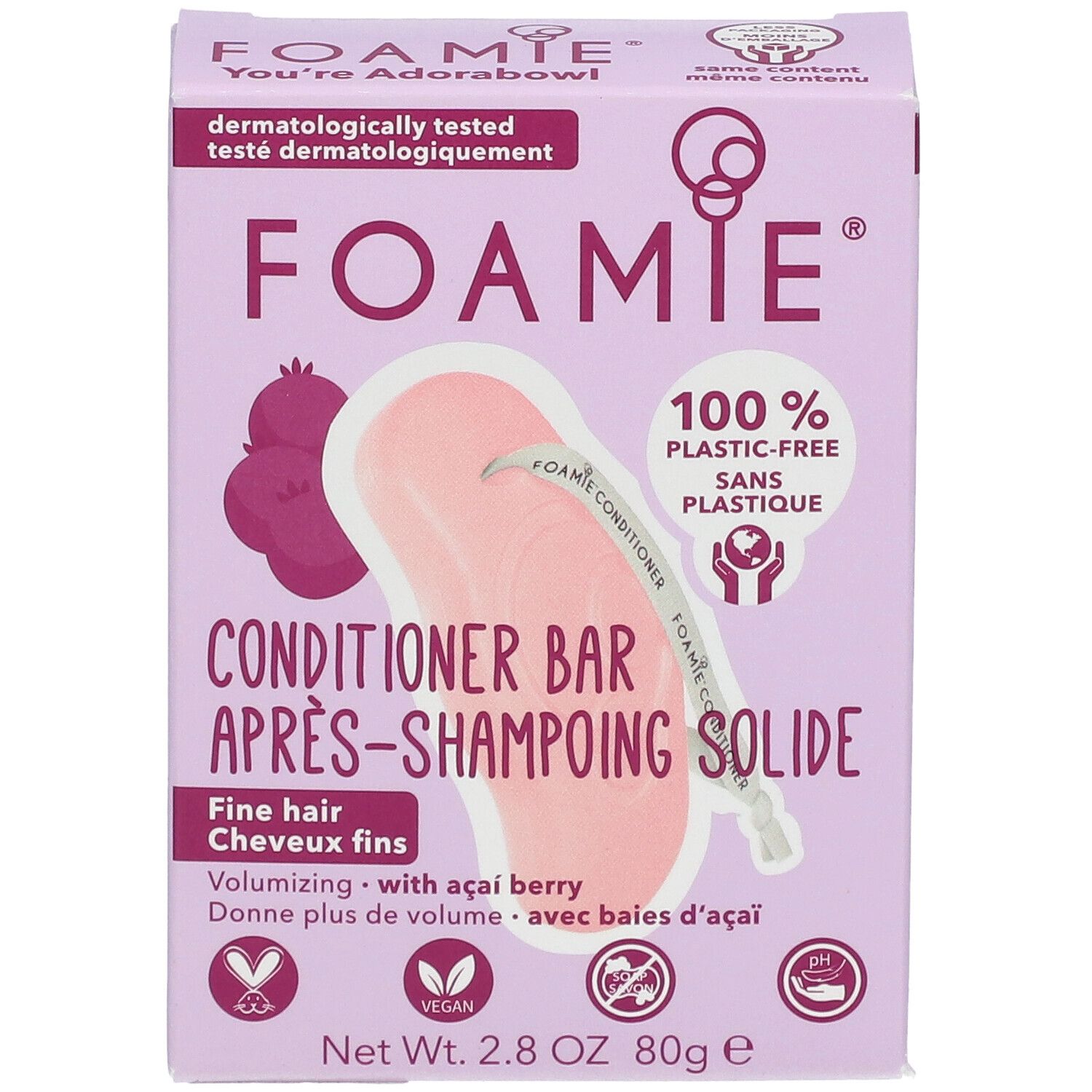 FOAMIE® APRES-SHAMPOING SOLIDE You're Adorabowl
