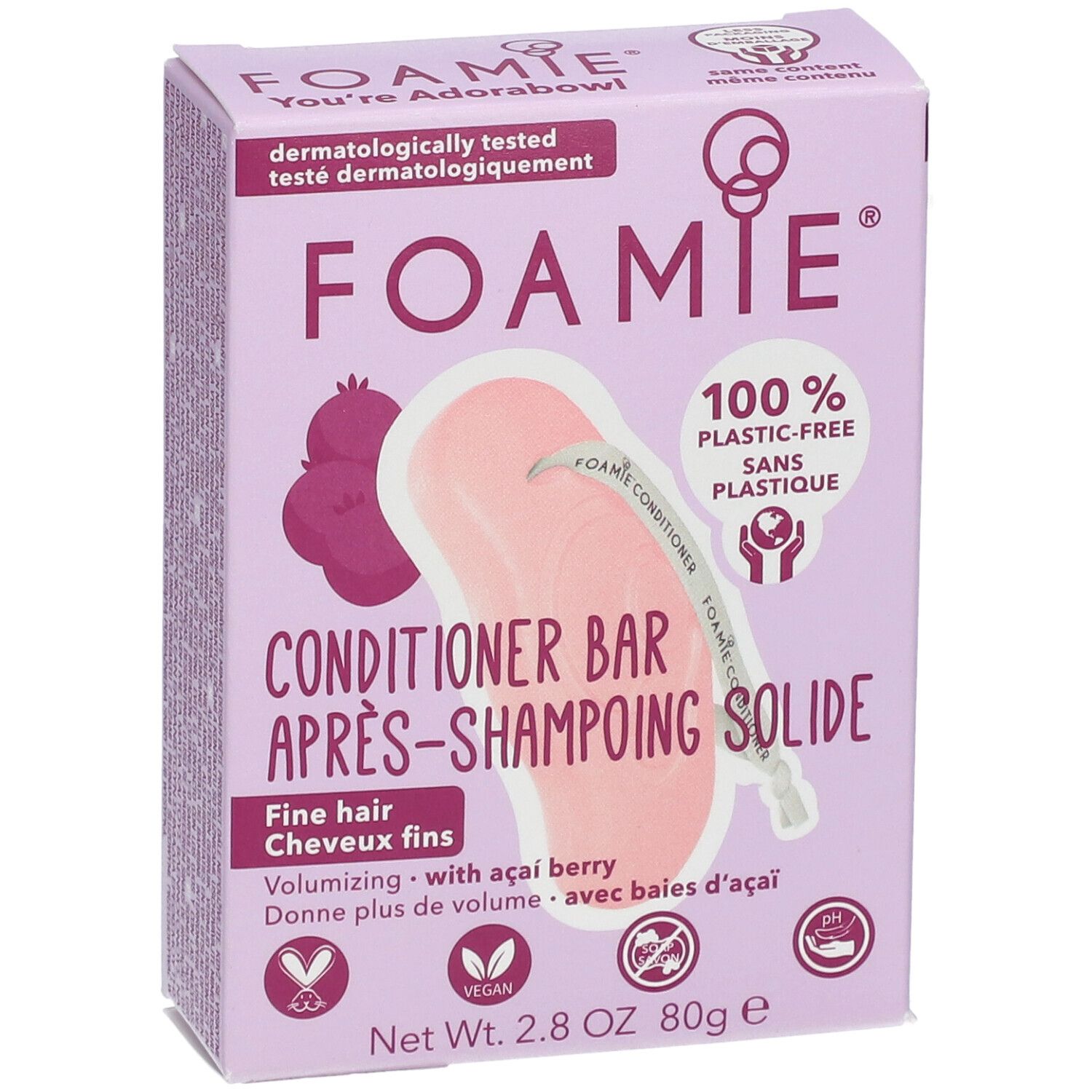 FOAMIE® APRES-SHAMPOING SOLIDE You're Adorabowl