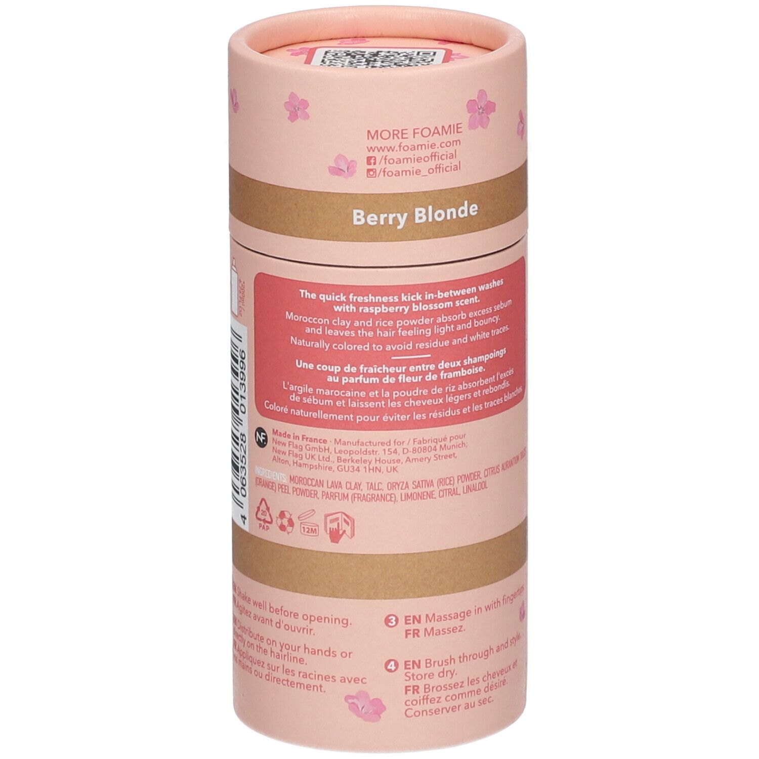 FOAMIE® SHAMPOING SEC SOLIDE Berry Blonde
