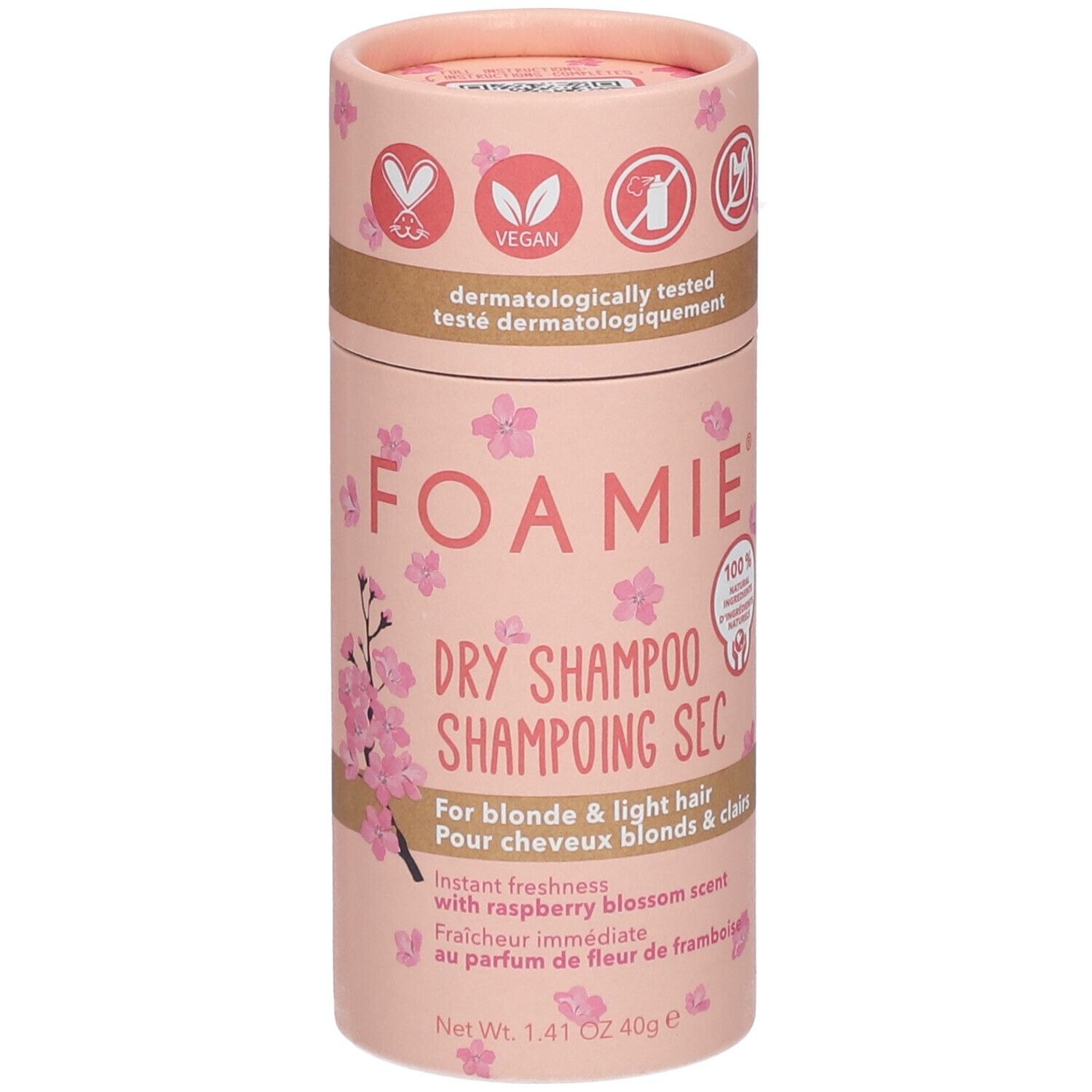 FOAMIE® SHAMPOING SEC SOLIDE Berry Blonde