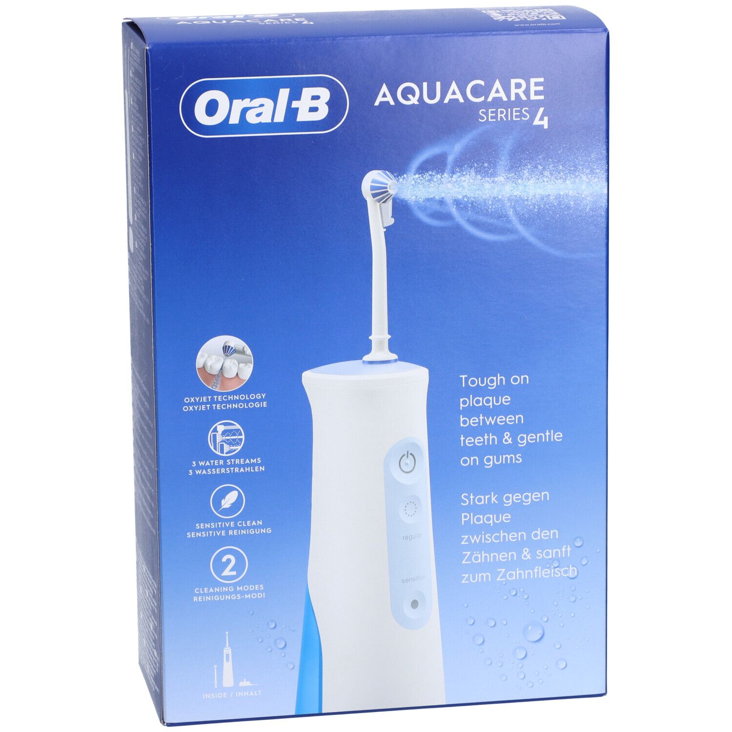 ORAL-B AQUACARE 4 - Hydropulseur compact, portable  - unité