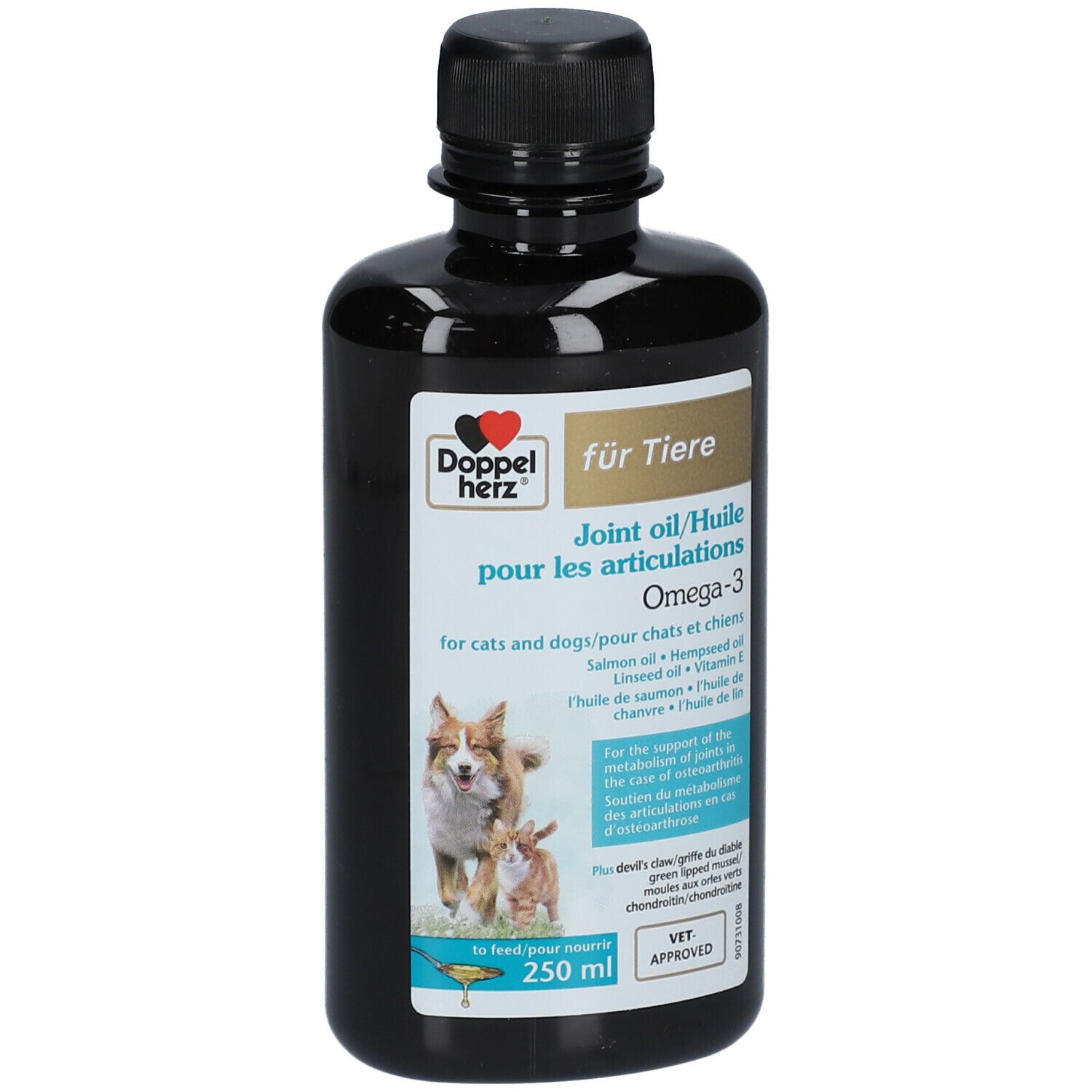 Doppelherz® Articulation Huile Omega-3 pour chats et chiens