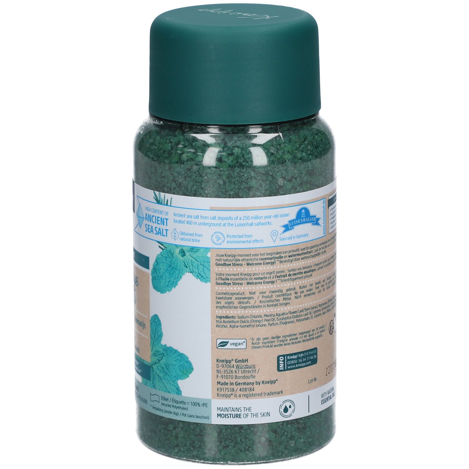 Kneipp® Cristaux de bain Goodbye Stress Menthe aquatique - Romarin