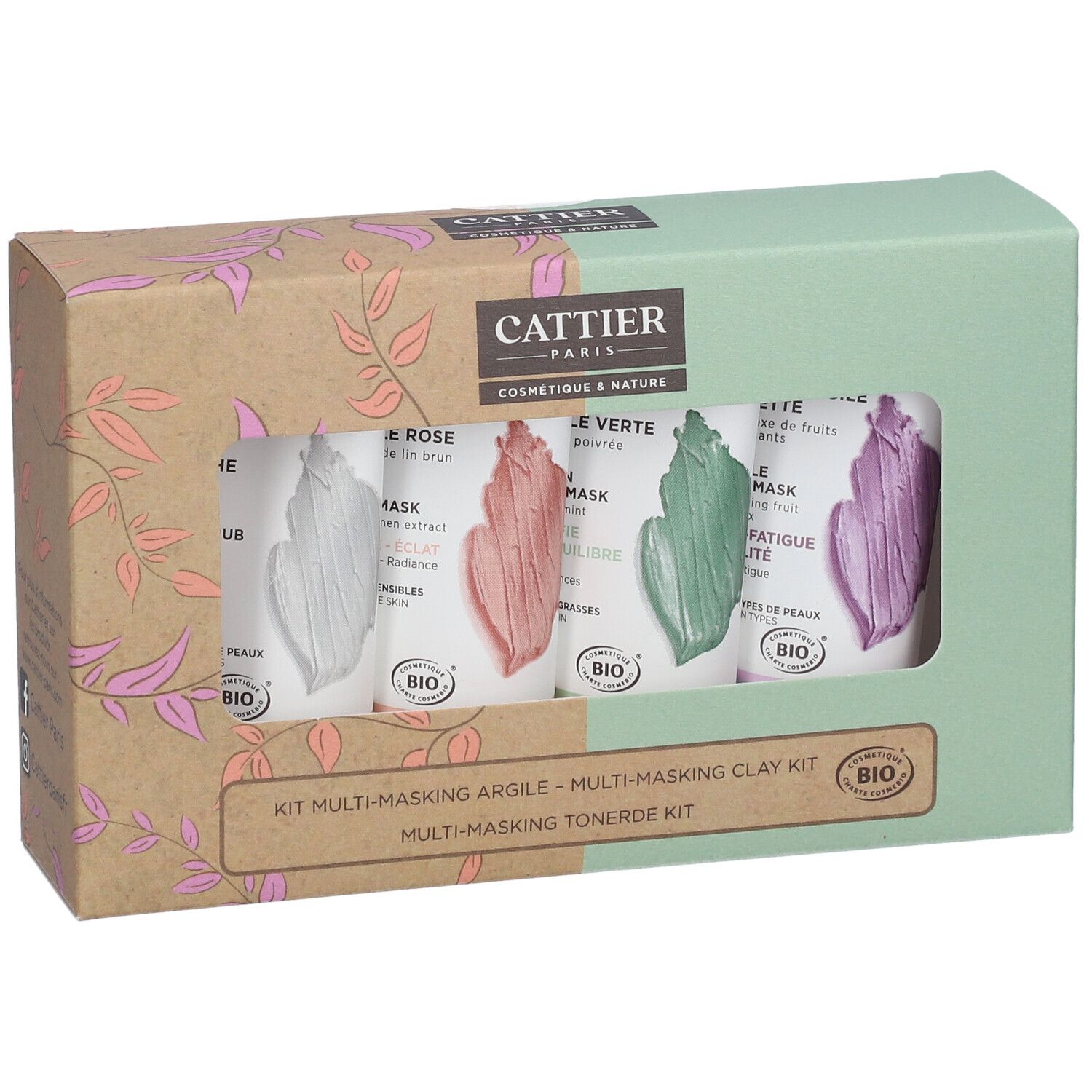 CATTIER Coffret Multi-masking à l'argile