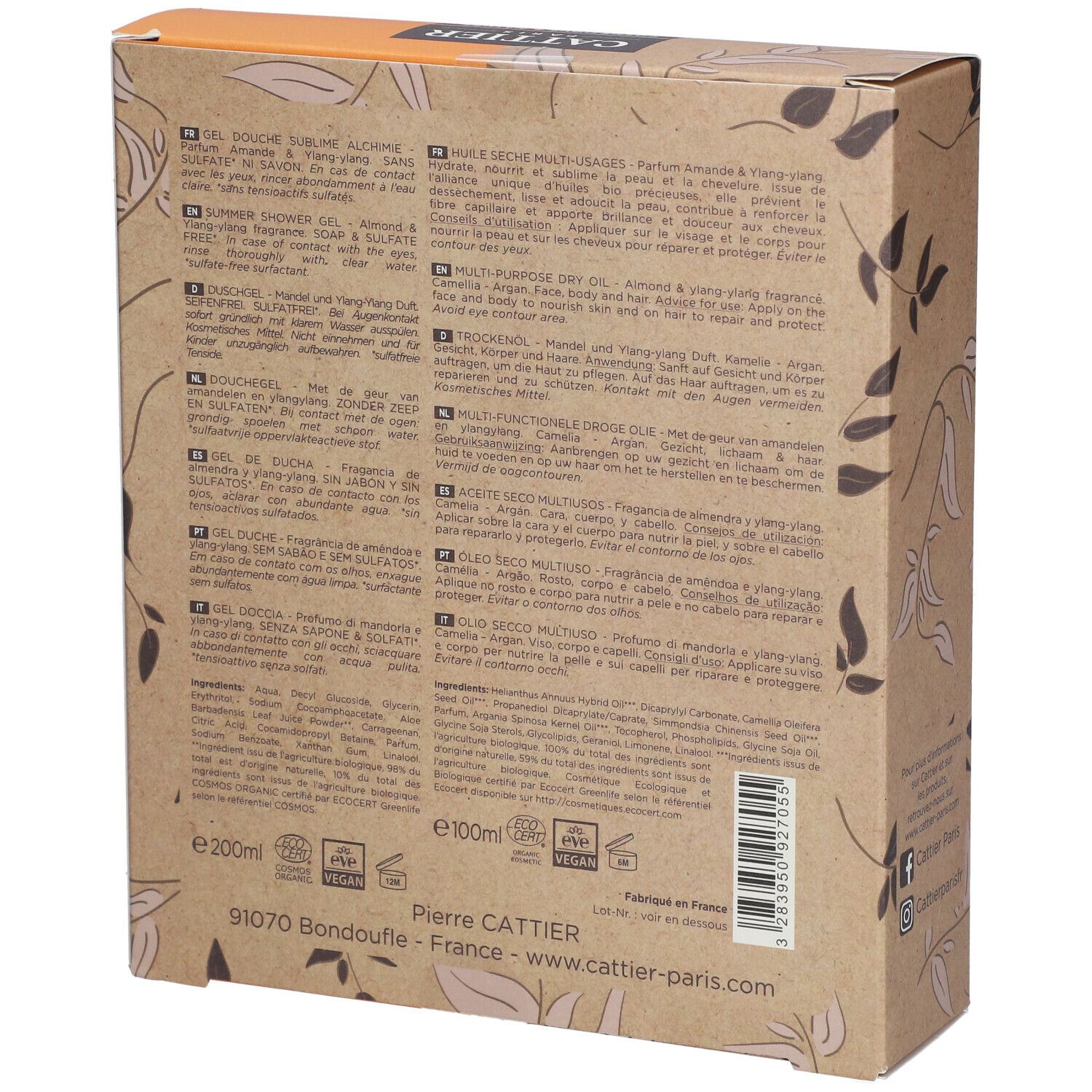 CATTIER Coffret Rituel Sublime Alchimie