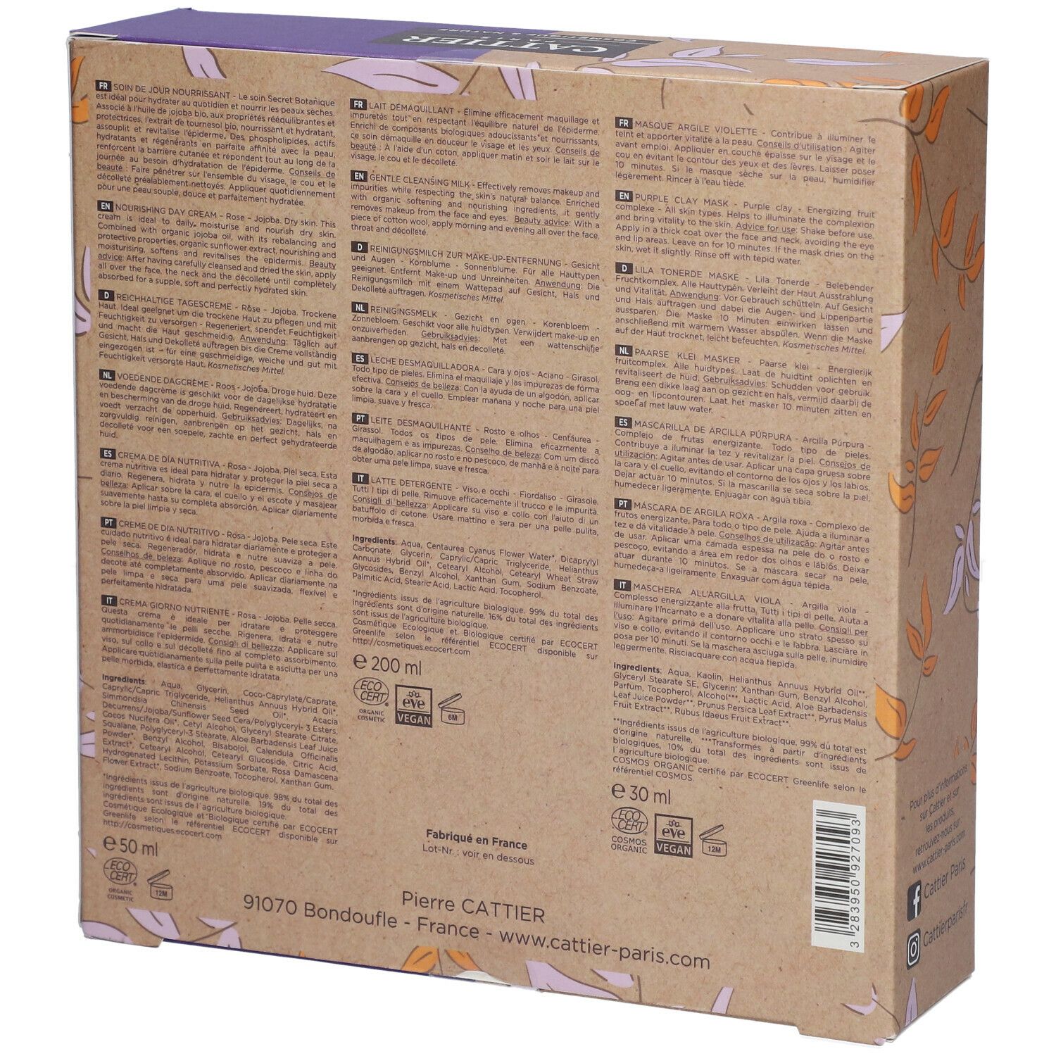 CATTIER Coffret Beauté visage