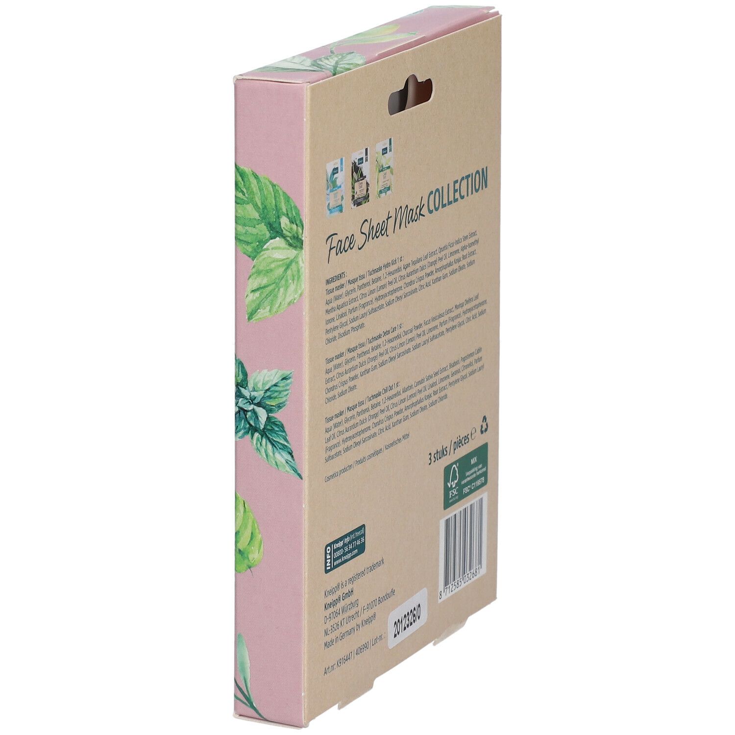 Kneipp® Coffret Masques Tissu