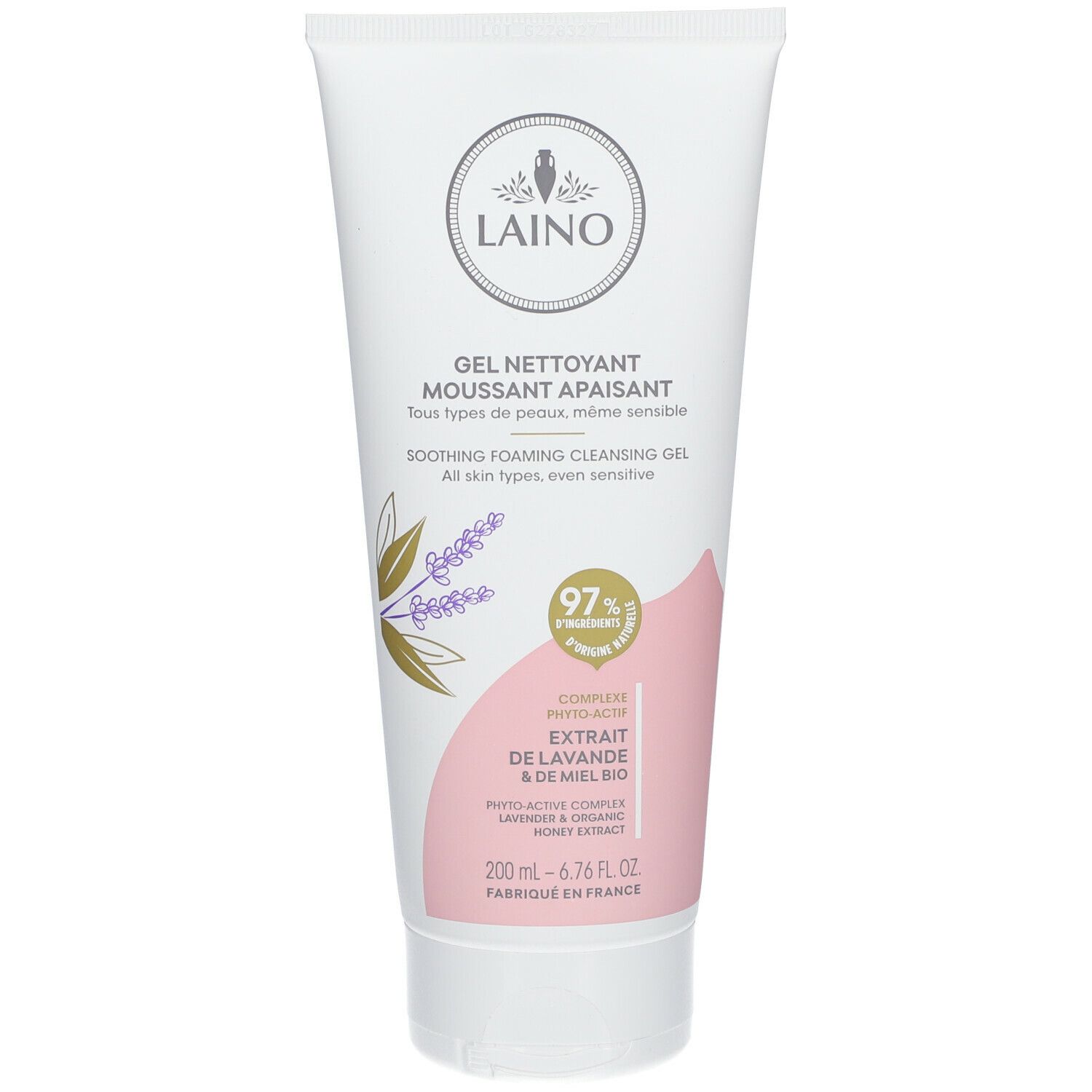 LAINO Gel Nettoyant Moussant Apaisant