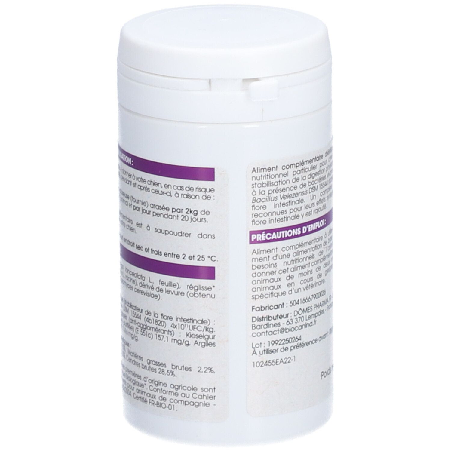 BIOCANINA GASTROENTÉROLOGIE PROBIOTIQUES RÉGULACTIV PETIT CHIEN - Poudre, aliment compléme