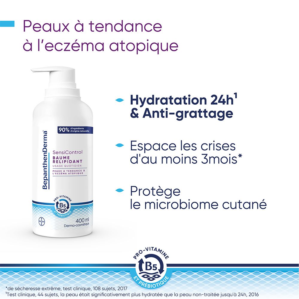 BepanthenDerma SensiControl Baume Relipidant Peaux à tendance à l'eczéma atopique