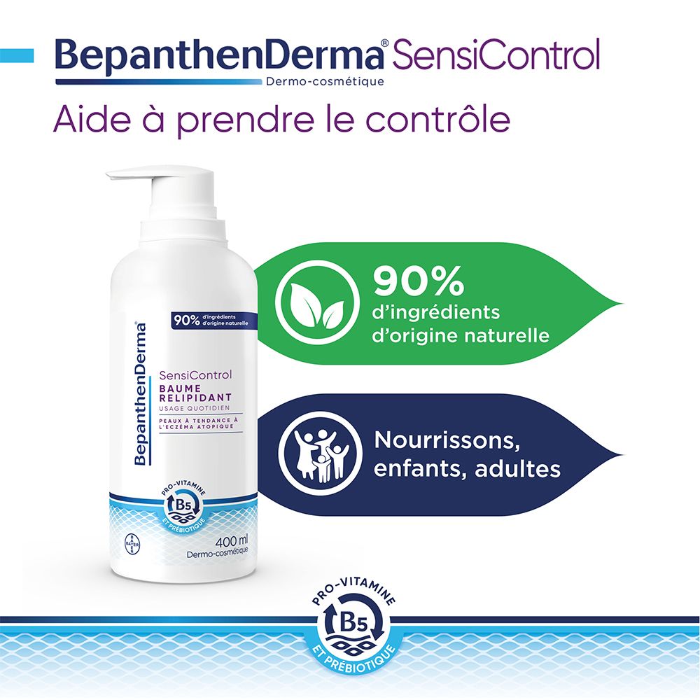 BepanthenDerma SensiControl Baume Relipidant Peaux à tendance à l'eczéma atopique