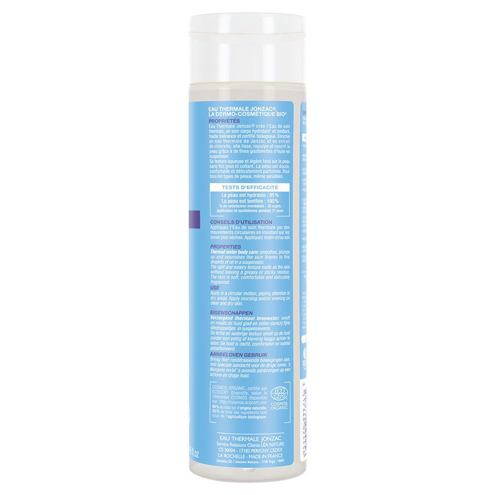 Jonzac Eau de Soin Thermale Corps Hydratante et Tonifiante