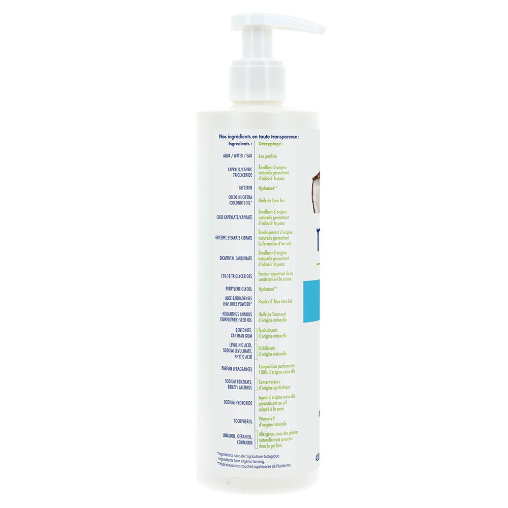 Natessance Lait Corps Revitalisant Coco Bio Hydratation Intense