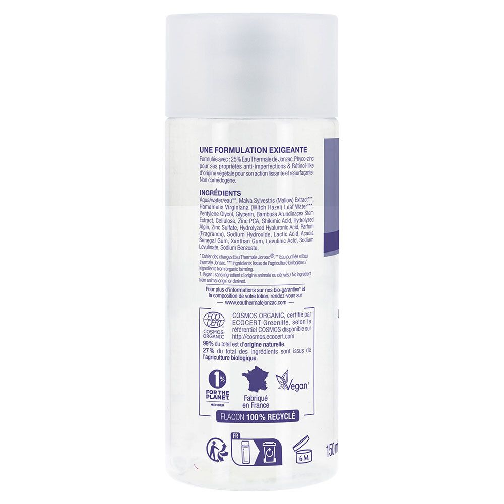 Jonzac Pure Age Lotion Poudrée Matifiante Bio