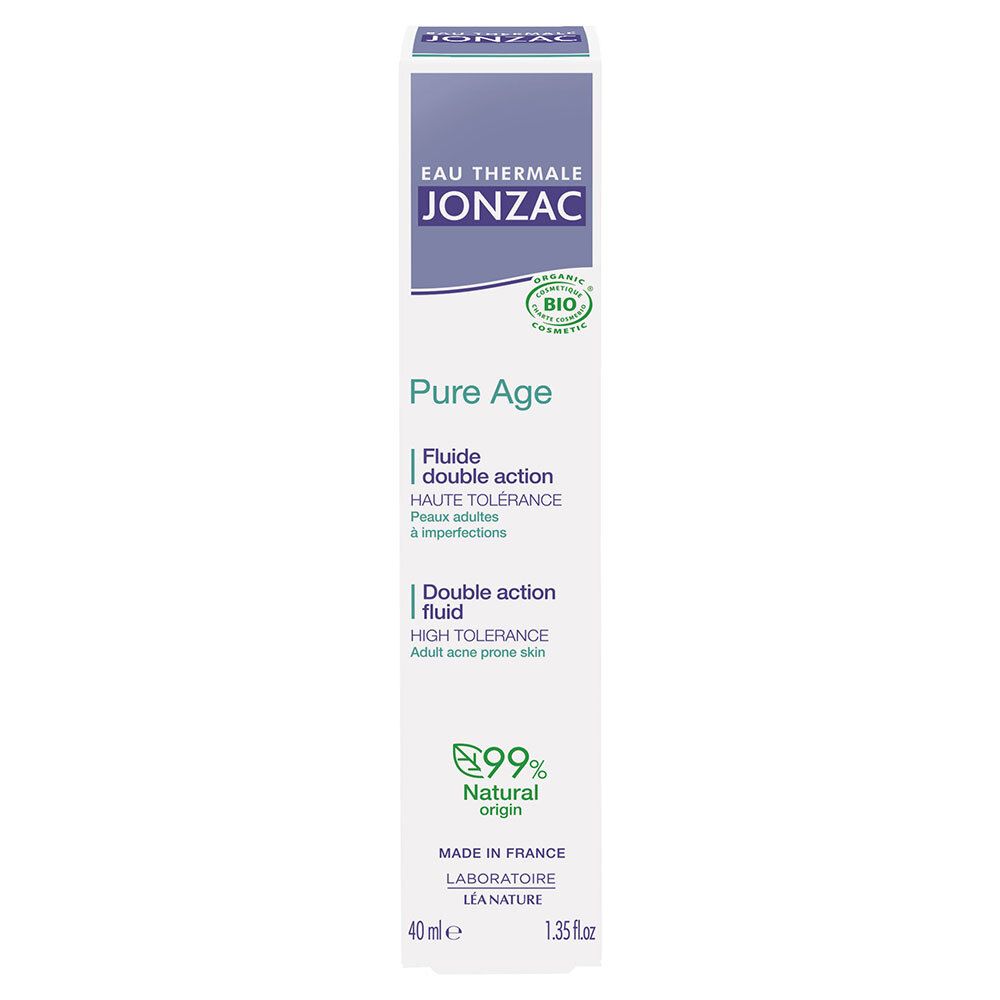Jonzac Pure Age Fluide Double Action Bio anti-âge et anti-imperfections