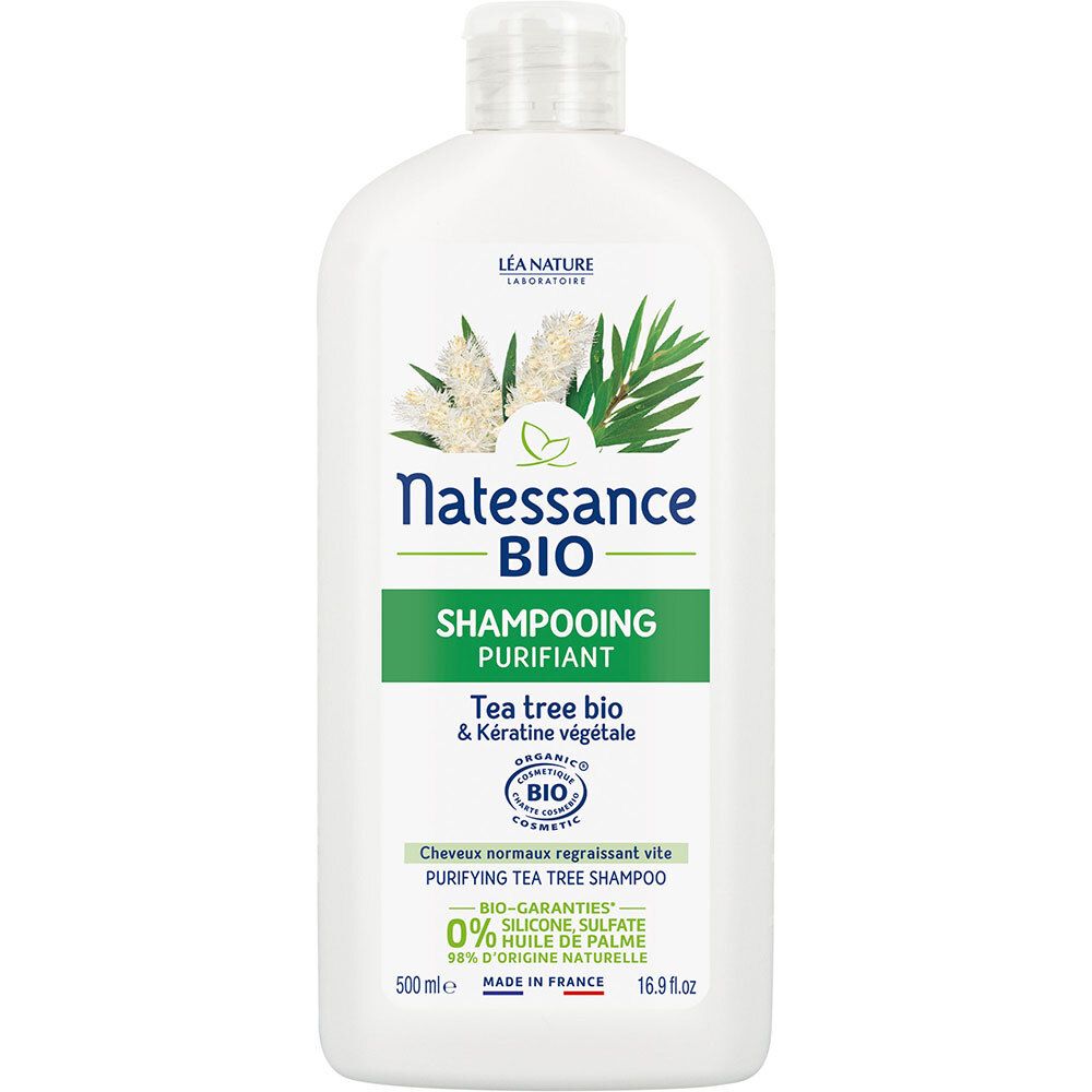 NATESSANCE BIO Shampooing Purifiant Tea Tree Bio