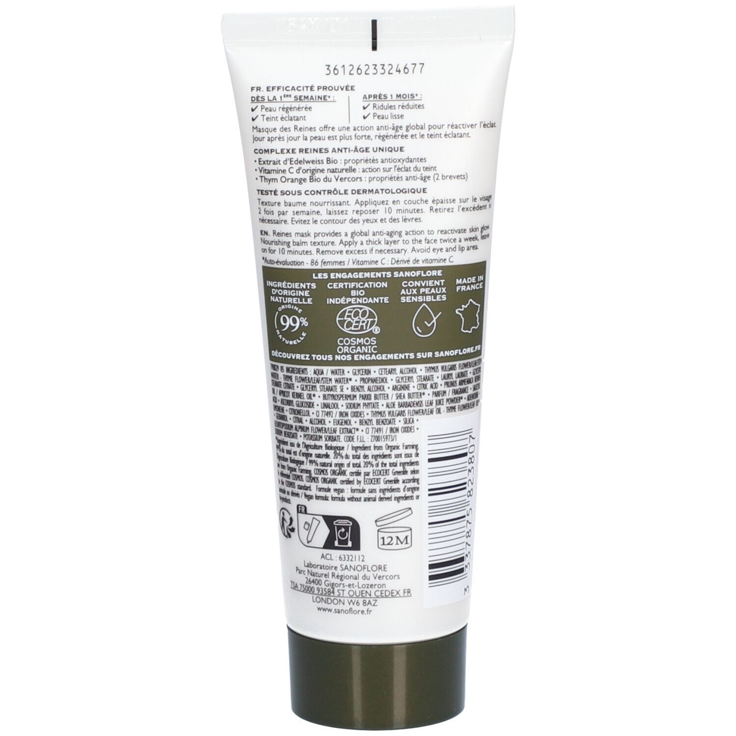 SANOFLORE MASQUE DES REINES