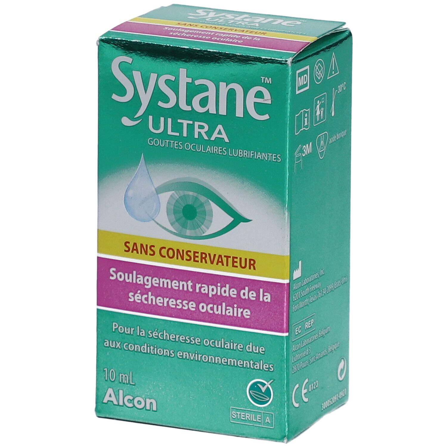 SYSTANE ULTRA - Solution ophtalmique lubrifiante pour instillation oculaire.  - fl 10 ml